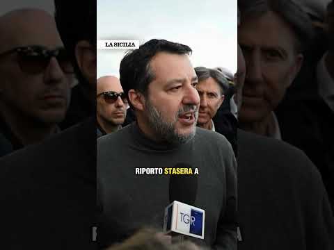 Video Salvini in Sicilia: «Più che dei soldi mi preoccupa la burocrazia»