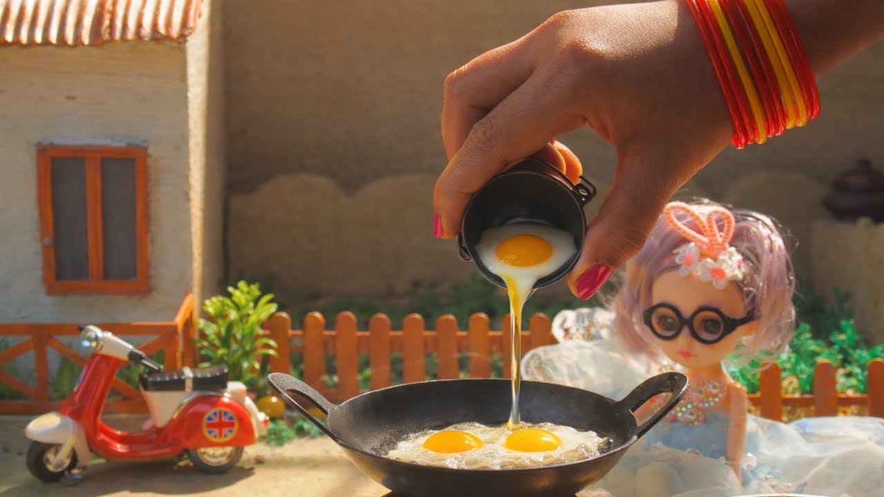 Morning Brekfast making in mini kitchen, Pak mini village cooking, Mini village vlog.