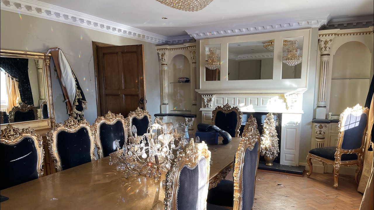 We Found ABANDONED GOLD Mansion | Why did they leave EVERYTHING behind?