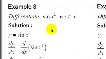 Trigonometric Functions || Derivatives of Trigonometric Functions || DAE Maths
