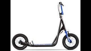Mongoose Push Scooter In The City