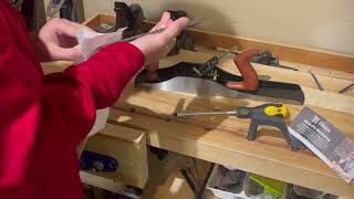 Woodriver # 6 bedrock style hand plane unboxing and setup