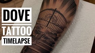 Dove Tattoo time-lapse