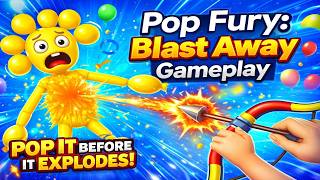 Pop Fury: Blast Away Gameplay | Fast Balloon Blasting Shooter Game screenshot 5