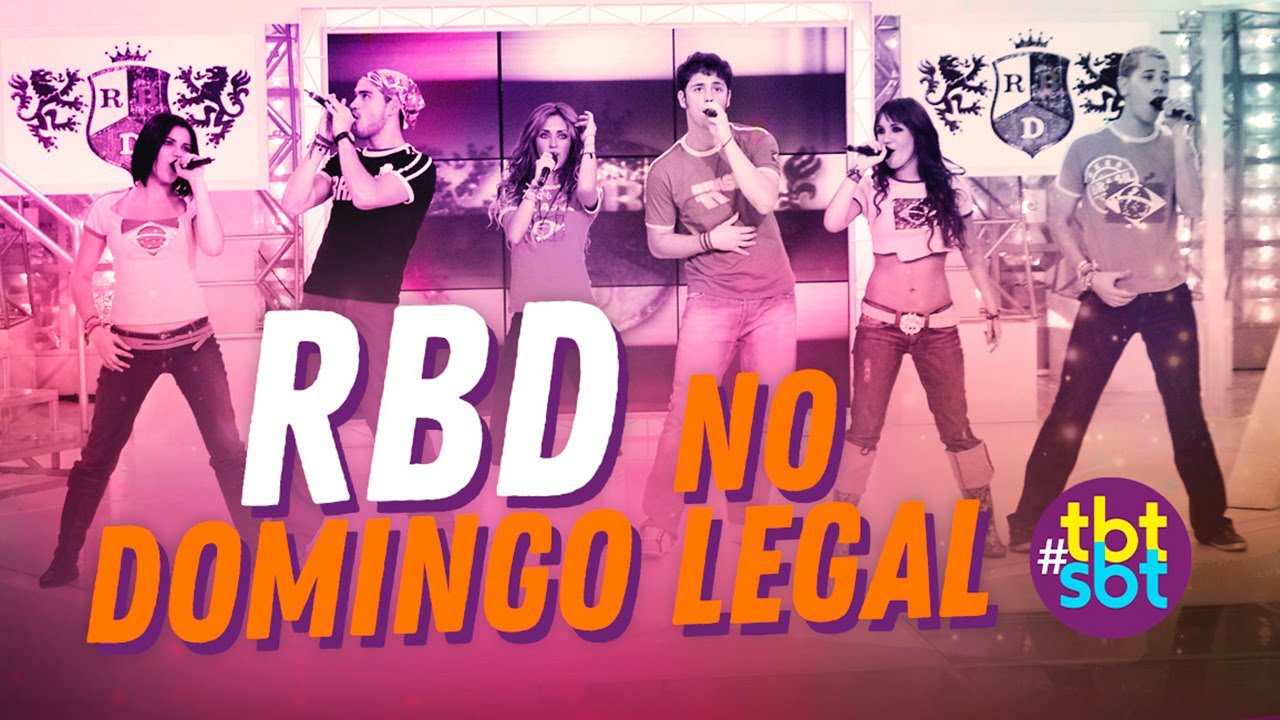 RBD cantando no Domingo Legal e bastidores dos shows no Brasil | tbtSBT