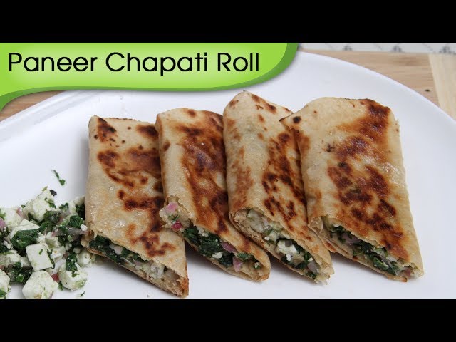 Paneer Chapati Roll - Snacks From Leftover Food / Kids Special Tiffin Recipe By Ruchi Bharani | Rajshri Food