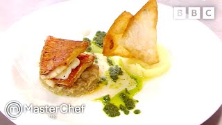 Red Mullet With Seared Langoustine  | MasterChef UK