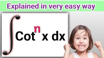 Reduction formula for integration of cot^n x | Reduction formula for cot^nx |