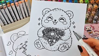 How to make a coloring page | Step by Step