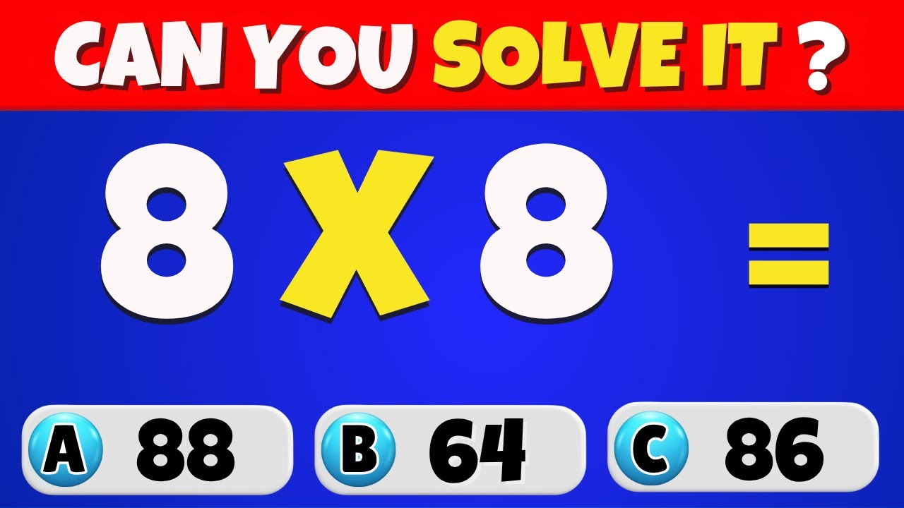 Only 1 Percent Can Finish This Math Quiz! 🧠🤯 Ultimate Math Challenge