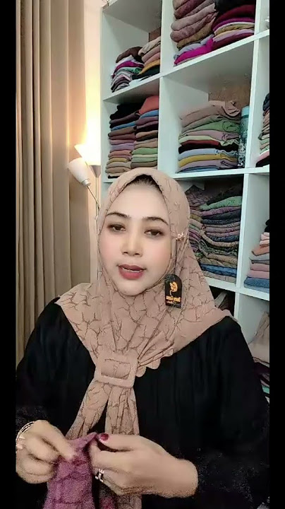 INSTANT HIJAB BUCKLE INSTANT MOTIF MUSLIM VEIL