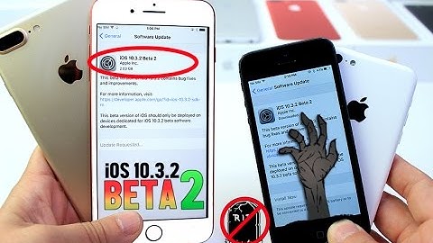 iOS 10.3.2 Beta 2 Released 32-bit Device Support Added again