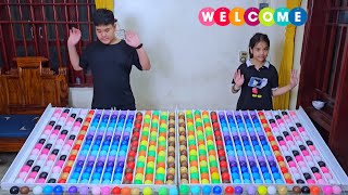 The Ball Sorting Game A Battle Of Wits And Speed Who Will Win  Level 14