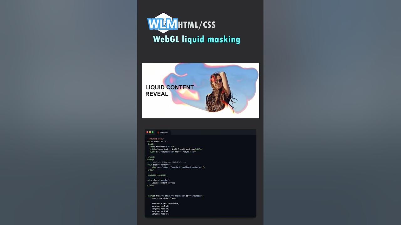 WebGL liquid Masking#programming #coding #programmer #python #developer ...