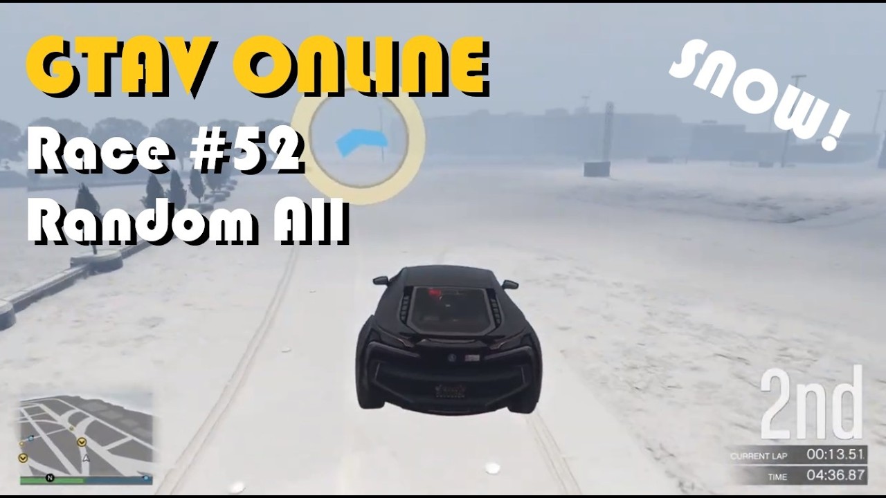 GTAV Race #52 Random All. 3 Person Snow Race