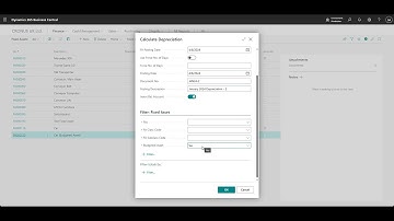 Budgeted Fixed Assets in Business Central