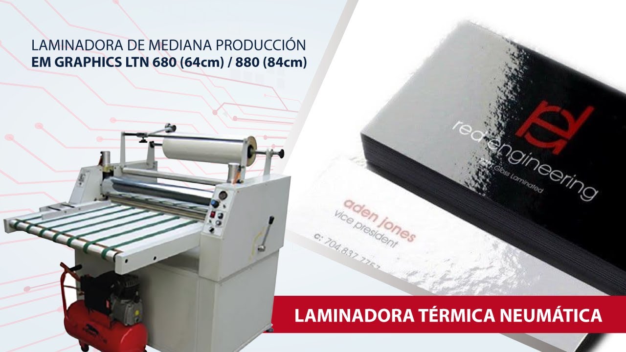 LAMINADORA DE MEDIANA PRODUCCIÓN LTN I EM GRAPHICS I