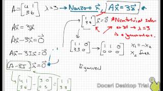 More on eigenvalues and eigenvectors