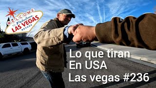 Lo que tiran en USA Las Vegas #236 tiraron cosas may buenas en la calle y las rescate.