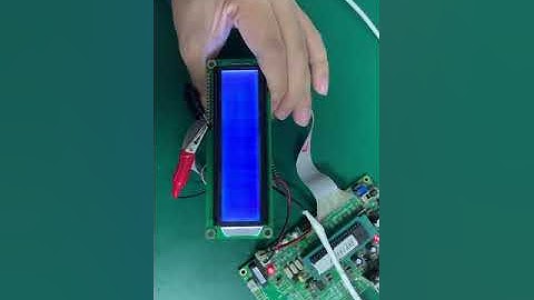 16*2 character LCD Module blue big size