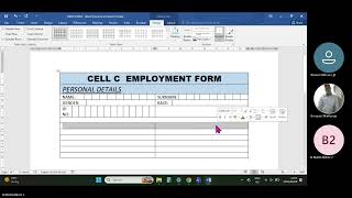 WORD P22 TABLES