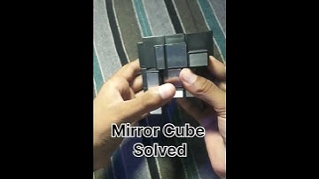 Mirror Cube Solved @fantasticcubetricks07.19 #shorts