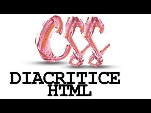 Diacritice văzute în HTML- CSS Ro Lectia 42 Tutorial