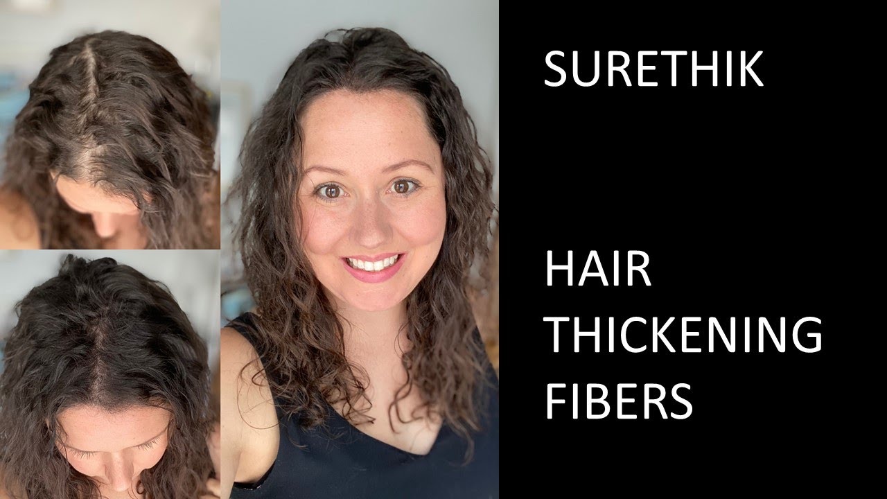 SureThik Hair Fibers for Thinning Hair Coverage YouTube