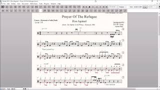 Drum Score World (Sample) - Rise Against - Prayer Of The Refugee