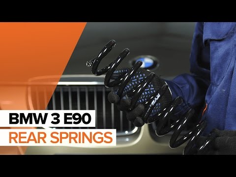 How to change rear springs on BMW 3 E90 TUTORIAL | AUTODOC