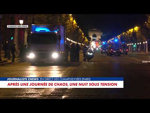 Retour au calme sur les Champs Élysées après l'intervention de la gendarmerie