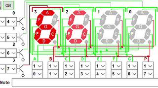 Multiplexed LED Display   HW2   MCU 8051 IDE