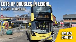 LOTS of DOUBLE DECKERS at Leigh Bus Station - Bus Spotting in Leigh