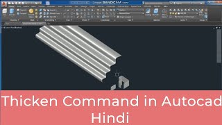 Thicken Command in Autocad | Autocad For Beginners |