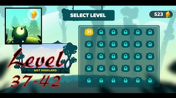 Wobble puzzle Mobile Game walkthrough - Wet Highlands - Level 37-42 Solutions
