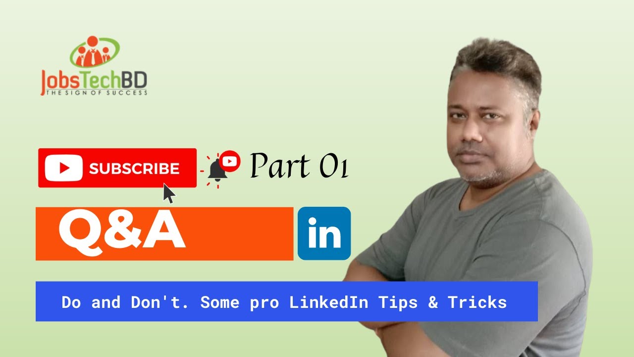 LinkedIn Pro Tips and Tricks Part 01 - YouTube