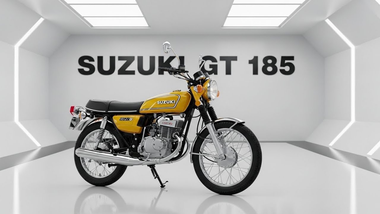 Suzuki GT-185 2026 года — это монстр среди маленьких мотоциклов, которого никто не ожидал.