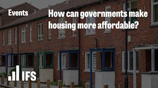 How can governments make housing more affordable?