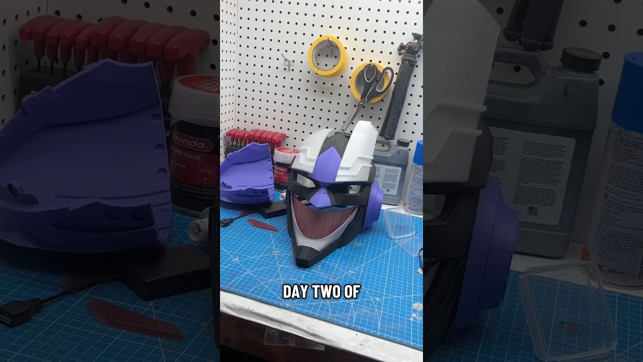 Бронированный шлем All Might, день 2‼️