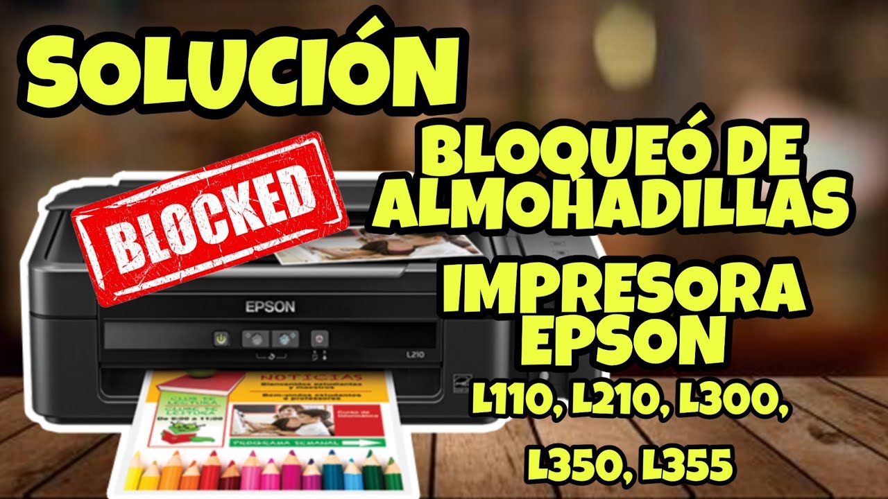 🚫SOLUCIÓN A BLOQUEO🚫 - ❗IMPRESORA EPSON L210❗ - YouTube