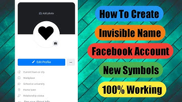How To Create Invisible Name Facebook Account | Unclickable Invisible Symbols | Tymor Tricks
