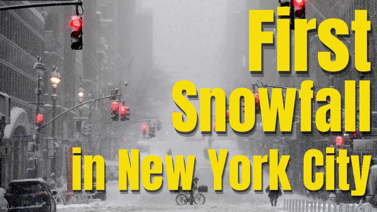 Day 3 - First Snowfall experience in New York City (#NYC) | Mudit Gupta ...