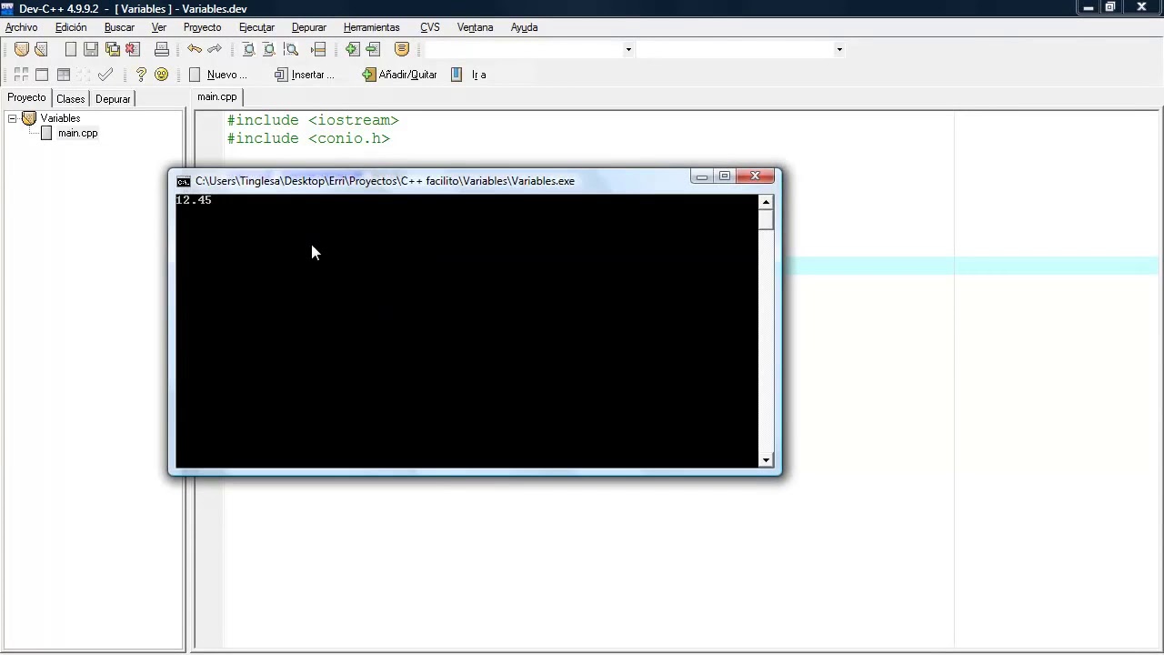 Tutorial C++ 5 Variable Double - YouTube