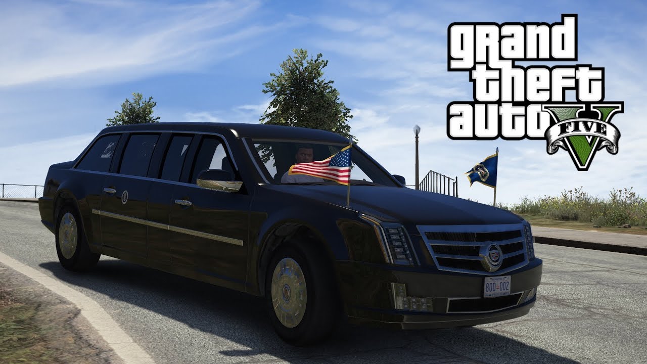 GTA V Cadillac Beast Model Update (Waving flags)