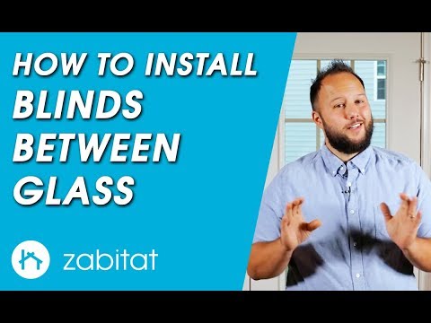 How to Replace Door Glass with Blinds Between Glass - Enclosed Blinds