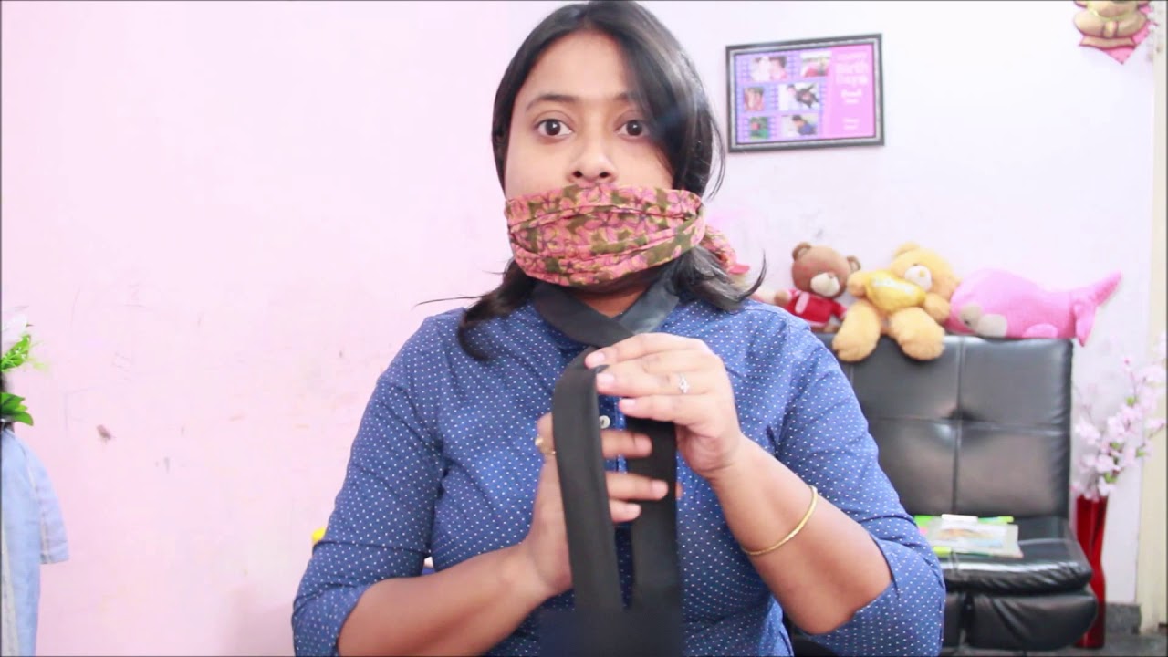 Gagged How to Tie a Tie knot fun Tutorial Gagged Funny Talk