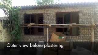 Plastic Bottle House Construction by Samarpan Foundation