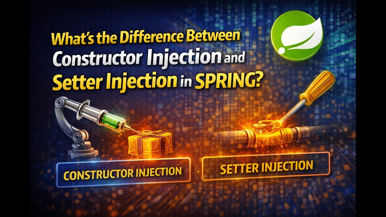 What's the Difference Between Constructor Injection and Setter ...