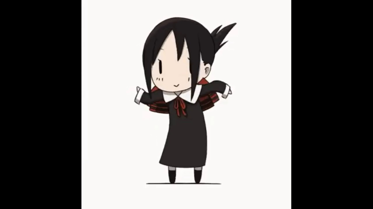 Kaguya dancing at polish cow song but with Kyoresu's cover