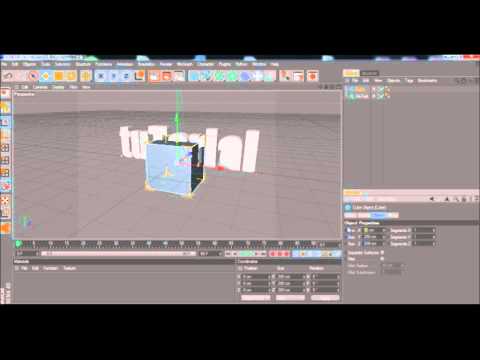 how to make falling cubes intro